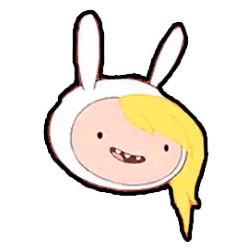 Набор стикеров Fionna The Human (Adventure Time) для WhatsApp 1