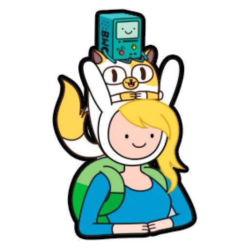 Набор стикеров Fionna The Human (Adventure Time) для WhatsApp 21