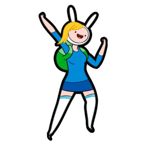 Набор стикеров Fionna The Human (Adventure Time) для WhatsApp 22