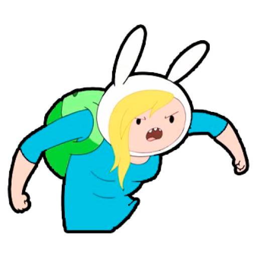 Набор стикеров Fionna The Human (Adventure Time) для WhatsApp 23