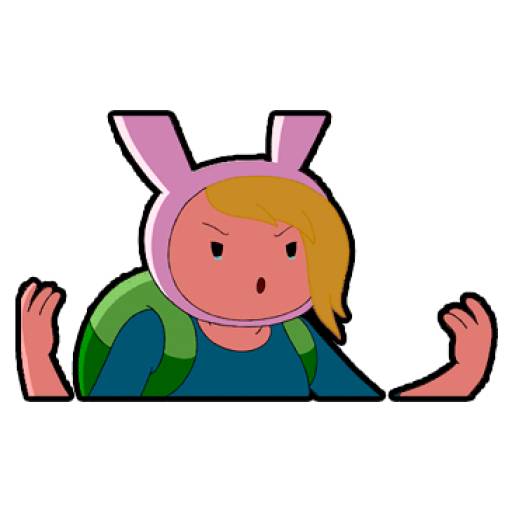 Набор стикеров Fionna The Human (Adventure Time) для WhatsApp 3