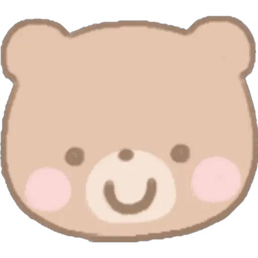 Набор стикеров Fluffy Cute Bear Emojis для WhatsApp 1