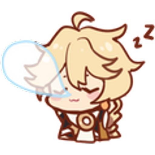 Набор стикеров Genshin1 для WhatsApp 4