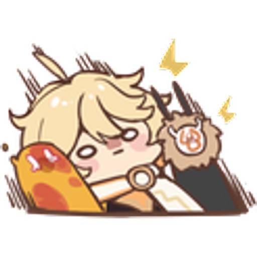 Набор стикеров Genshin1 для WhatsApp 5