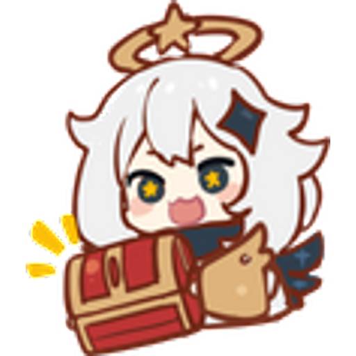 Набор стикеров Genshin1 для WhatsApp 6