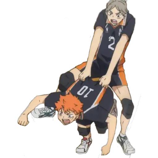 Набор стикеров Haikyuu для WhatsApp 13