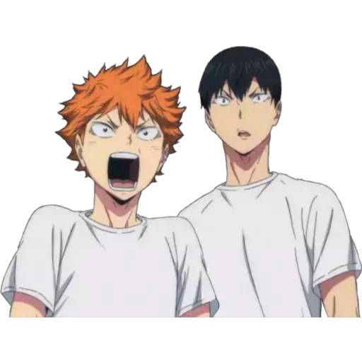 Набор стикеров Haikyuu для WhatsApp 18