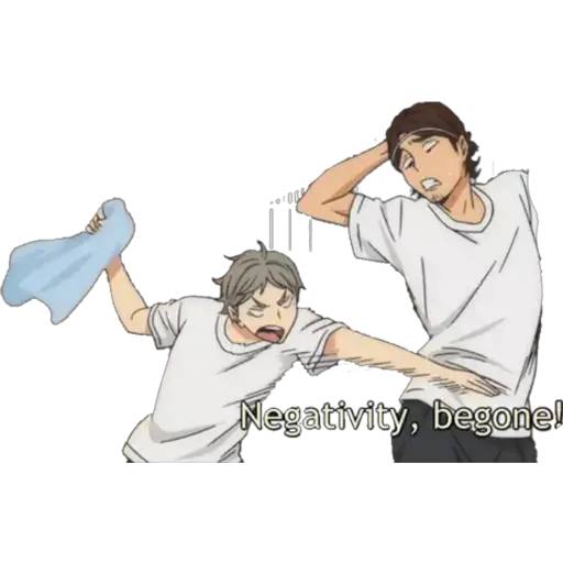 Набор стикеров Haikyuu для WhatsApp 2