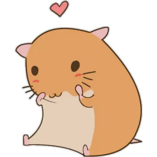 Набор стикеров ✳️Hamster🐭love✳️ для WhatsApp 26