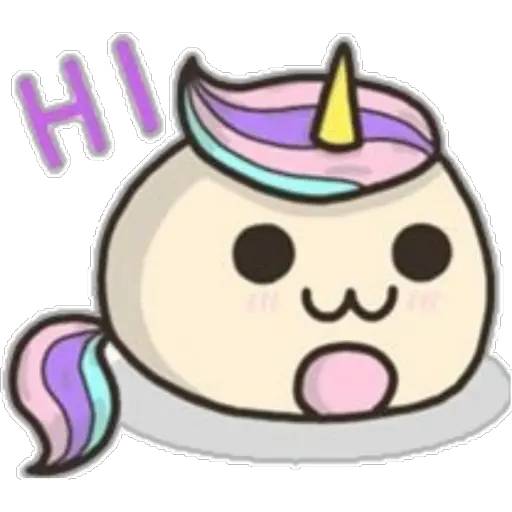 Набор стикеров kawaII🦄💜 для WhatsApp 29