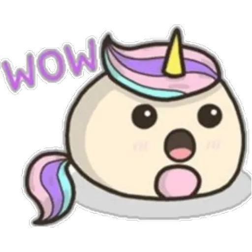Набор стикеров kawaII🦄💜 для WhatsApp 30