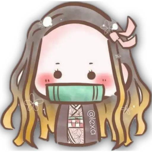 Набор стикеров Kimetsu No Yaiba ⚔️ᴋᴀᴡᴀɪɪ для WhatsApp 1