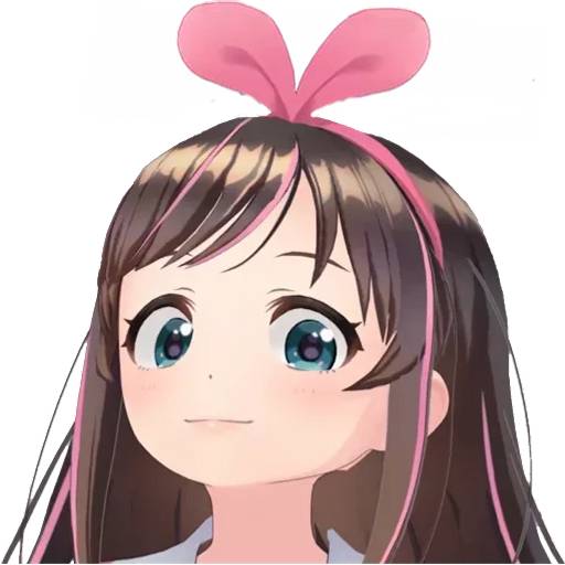 Набор стикеров Kizuna Ai #1 для WhatsApp 1