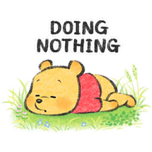 Набор стикеров Lommy維尼P.1 для WhatsApp 13