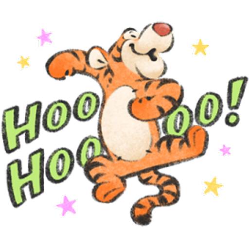 Набор стикеров Lommy維尼P.1 для WhatsApp 14