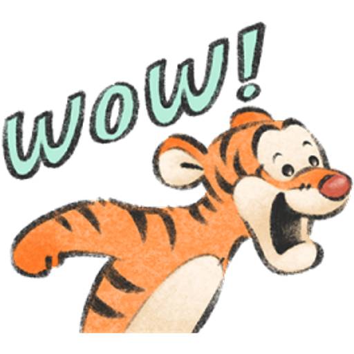 Набор стикеров Lommy維尼P.1 для WhatsApp 17