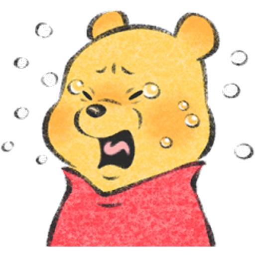 Набор стикеров Lommy維尼P.1 для WhatsApp 19