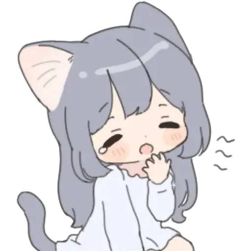 Набор стикеров Luna Is a Kitten для WhatsApp 24