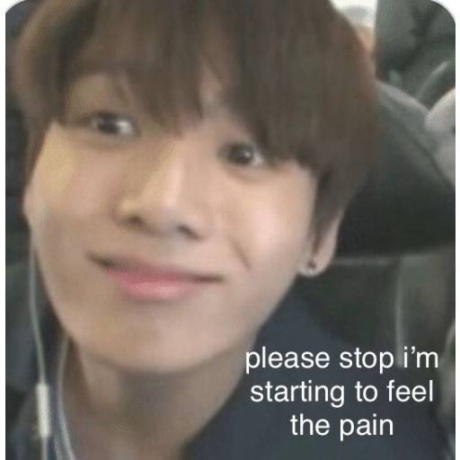 Набор стикеров memes kpop #3 для WhatsApp 26