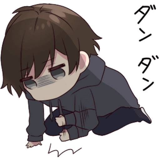 Набор стикеров Menhera-kun для WhatsApp 20