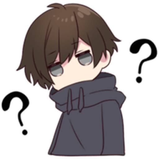 Набор стикеров Menhera-kun для WhatsApp 24