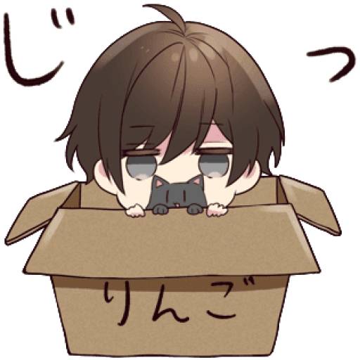 Набор стикеров Menhera-kun для WhatsApp 25