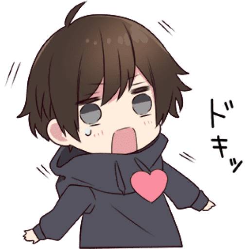 Набор стикеров Menhera-kun для WhatsApp 26