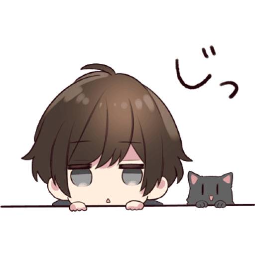 Набор стикеров Menhera-kun для WhatsApp 30