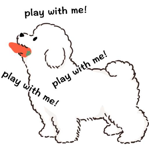 Набор стикеров MIKO THE FLUFFY WHITE DOG для WhatsApp 10