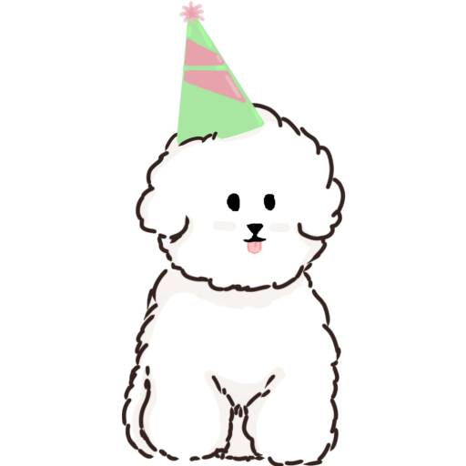 Набор стикеров MIKO THE FLUFFY WHITE DOG для WhatsApp 14