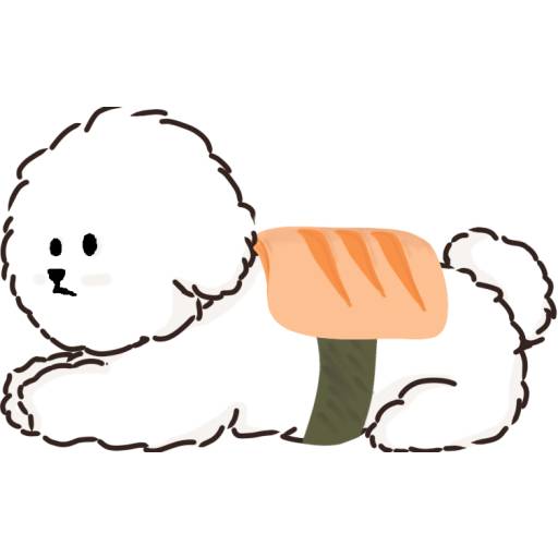 Набор стикеров MIKO THE FLUFFY WHITE DOG для WhatsApp 15