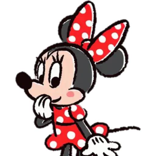 Набор стикеров MinnieMouse❤️ для WhatsApp 1