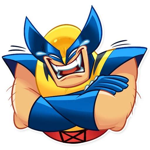 Набор стикеров MrWolverine для WhatsApp 1
