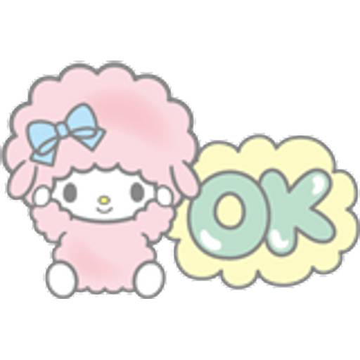 Набор стикеров my sweet piano для WhatsApp 1