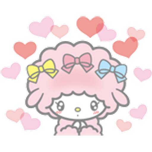 Набор стикеров my sweet piano для WhatsApp 15