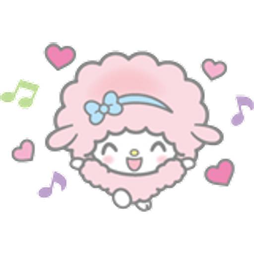 Набор стикеров my sweet piano для WhatsApp 18