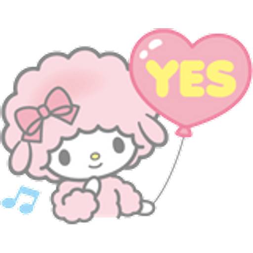 Набор стикеров my sweet piano для WhatsApp 2