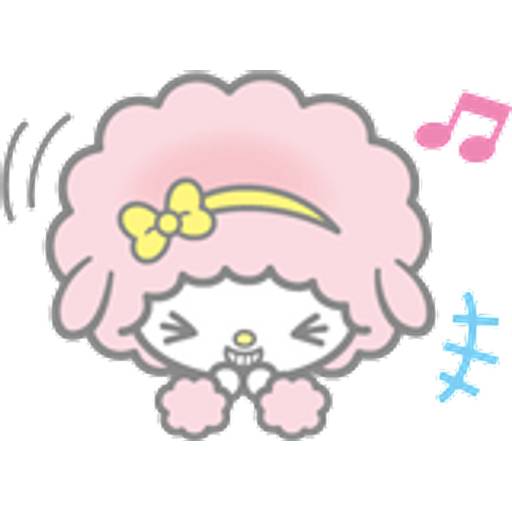 Набор стикеров my sweet piano для WhatsApp 20