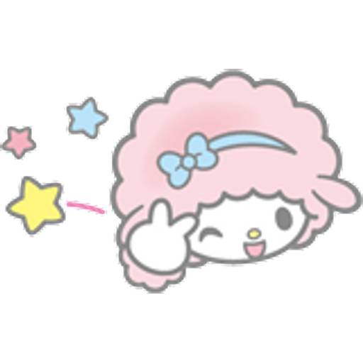 Набор стикеров my sweet piano для WhatsApp 21