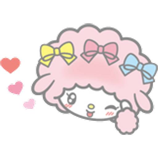 Набор стикеров my sweet piano для WhatsApp 22