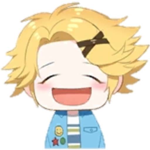 Набор стикеров Mystic Messenger Emoji 1 - Yoosung для WhatsApp 1