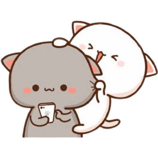 Набор стикеров Peach and Goma для WhatsApp 26