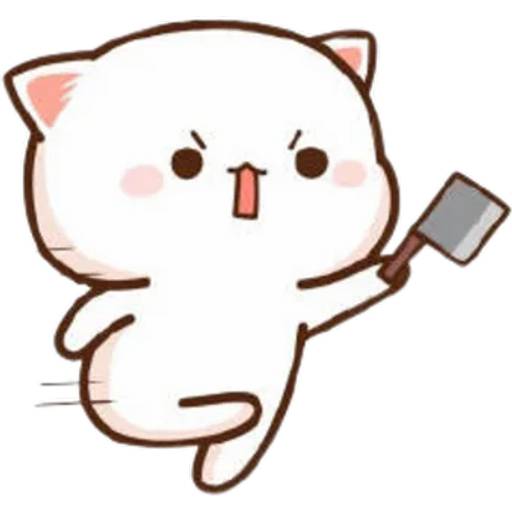 Набор стикеров Peach and Goma для WhatsApp 4