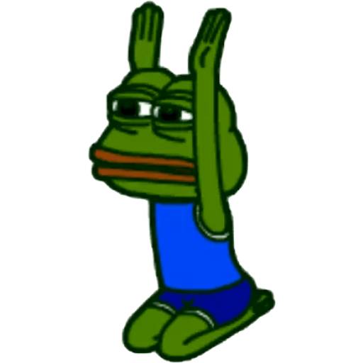 Набор стикеров pepe1 для WhatsApp 10