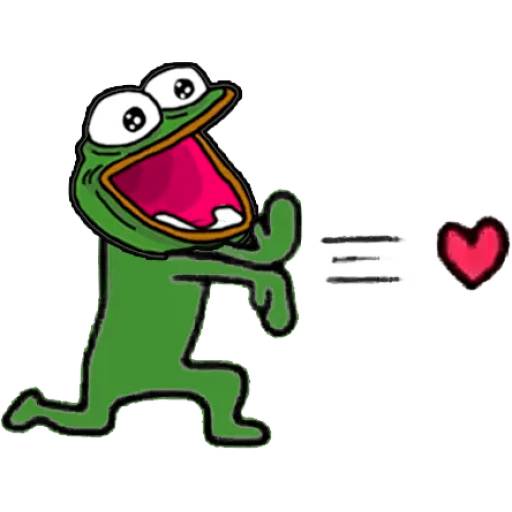 Набор стикеров pepe1 для WhatsApp 14