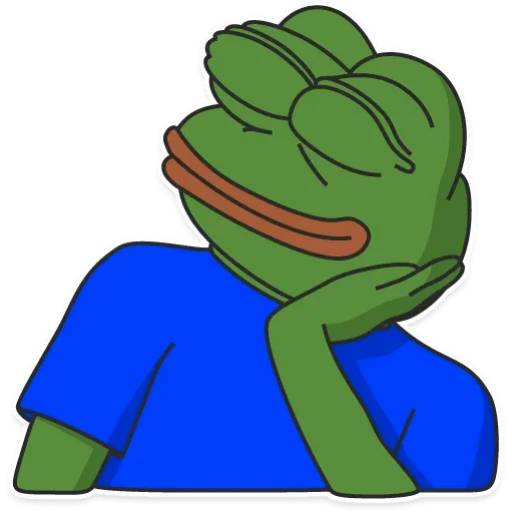 Набор стикеров pepe1 для WhatsApp 15