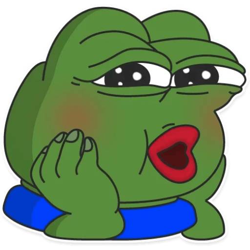 Набор стикеров pepe1 для WhatsApp 19