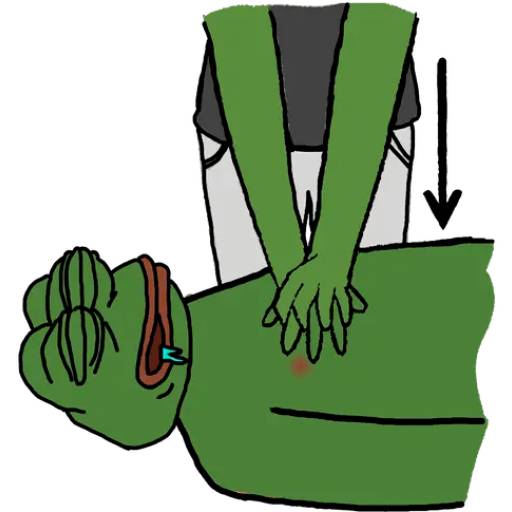 Набор стикеров pepe1 для WhatsApp 22