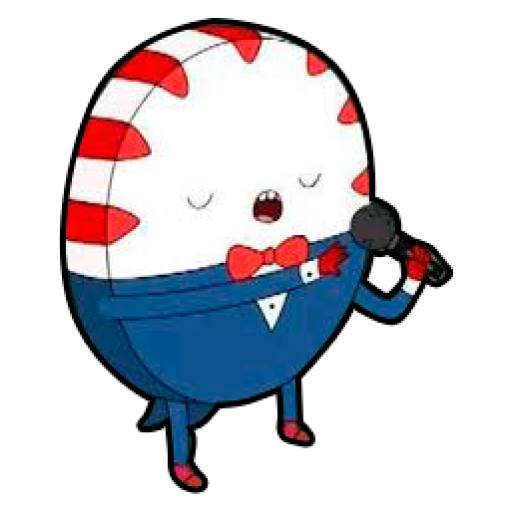 Набор стикеров Peppermint Butler (Adventure Time) Mentita для WhatsApp 1