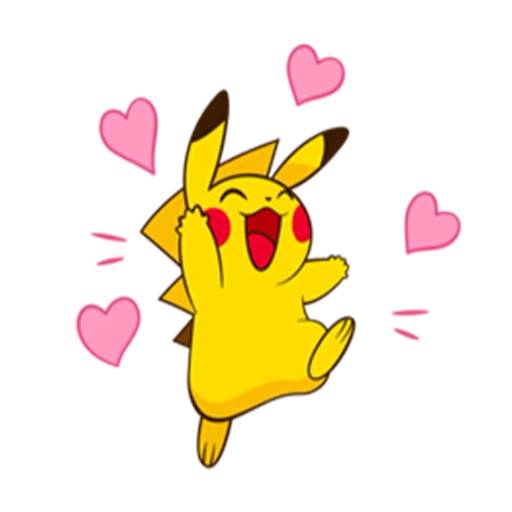 Набор стикеров Pikachu Emotes для WhatsApp 1